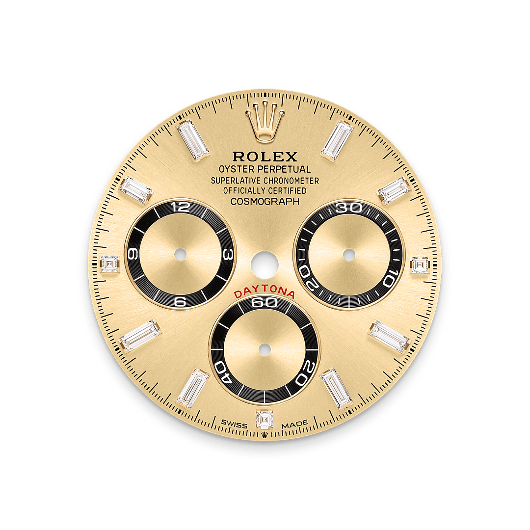 Rolex Cosmograph Daytona in Oro giallo 18 ct, anse con diamanti,M52509-0002 - Fani
