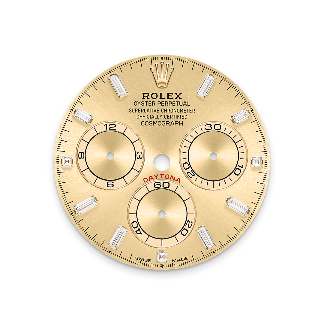 Rolex Cosmograph Daytona in Oro giallo 18 ct, anse con diamanti,M52509-0002 - Fani