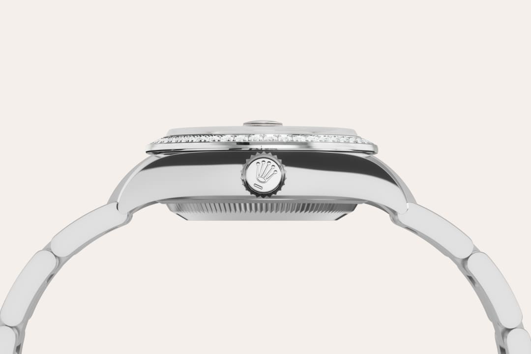 Rolex Lady-Datejust in Rolesor bianco (combinazione di acciaio Oystersteel e oro bianco),M52509-0002 - Fani