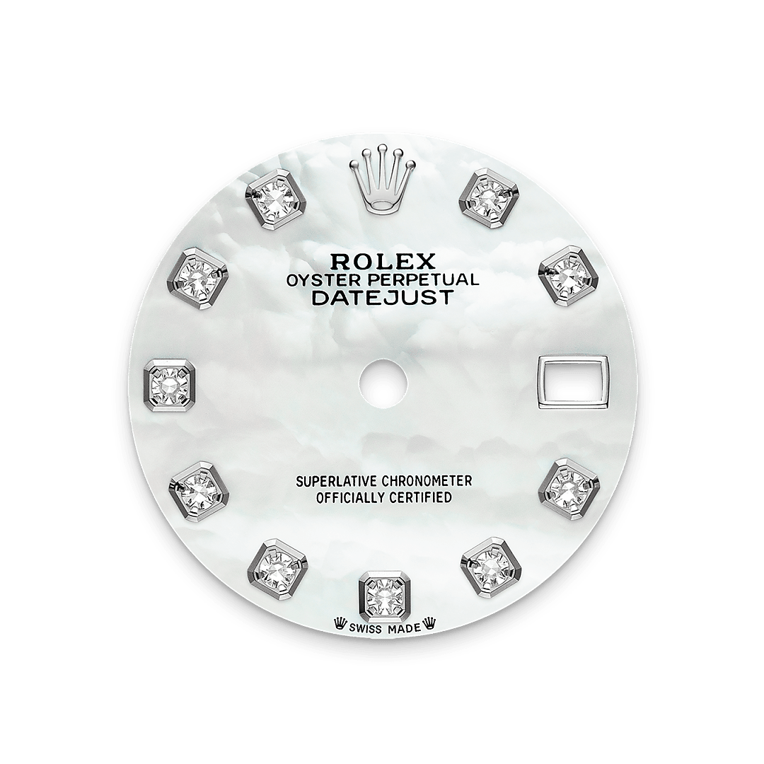 Rolex Lady-Datejust in Rolesor bianco (combinazione di acciaio Oystersteel e oro bianco),M52509-0002 - Fani