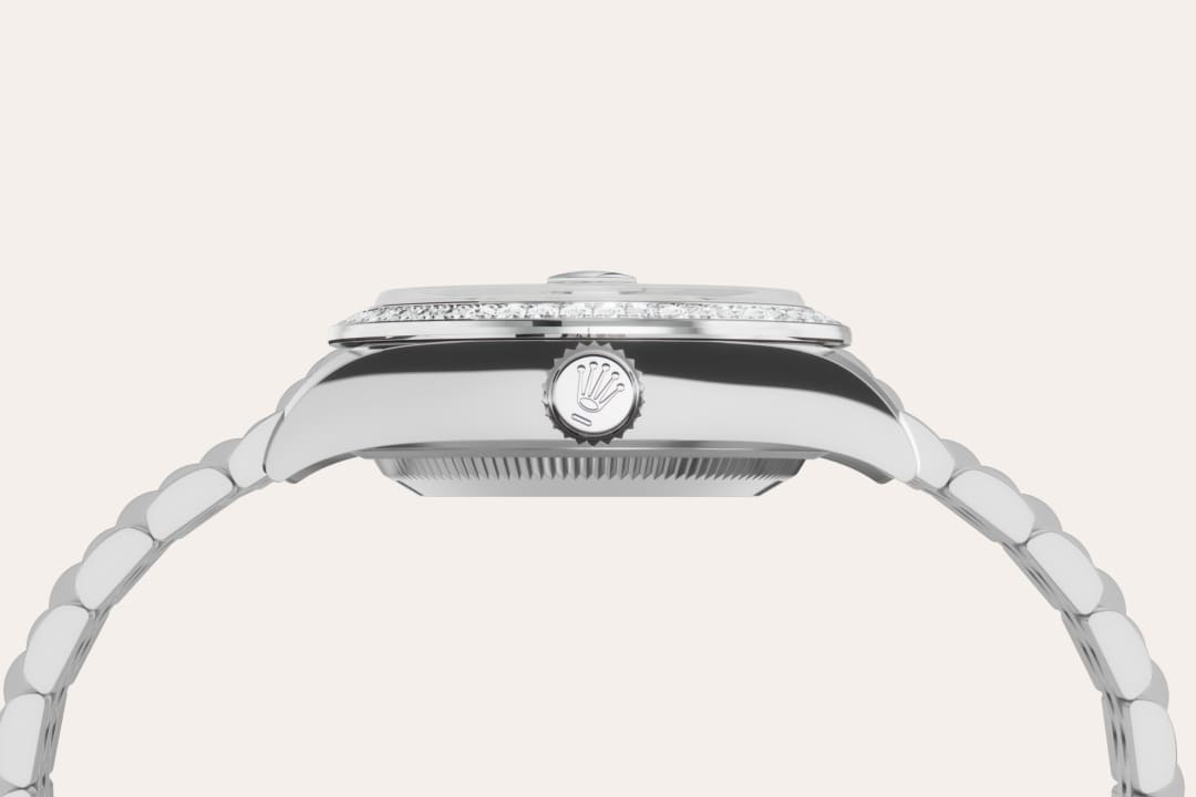 Rolex Lady-Datejust in Rolesor bianco (combinazione di acciaio Oystersteel e oro bianco),M52509-0002 - Fani