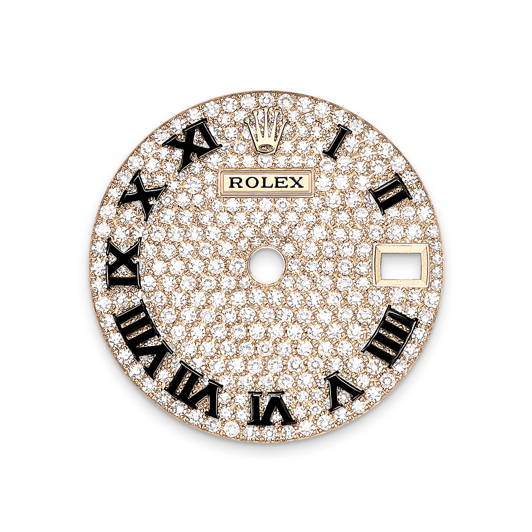 Rolex Lady-Datejust in Oro giallo 18 ct, fianchi della carrure e anse con diamanti,M52509-0002 - Fani