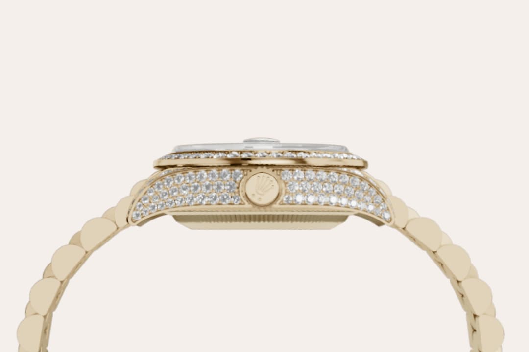 Rolex Lady-Datejust in Oro giallo 18 ct, fianchi della carrure e anse con diamanti,M52509-0002 - Fani