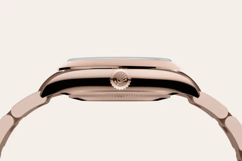 Rolex Oyster Perpetual in Oro Everose 18 ct, M124205-0002 - Fani