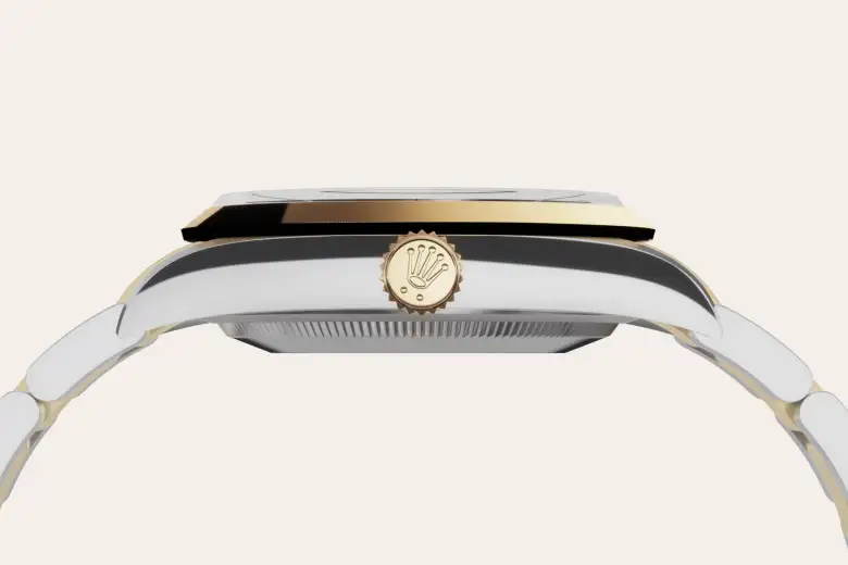 Rolex Explorer in Rolesor giallo (combinazione di acciaio Oystersteel e oro giallo), M124273-0001 - Fani