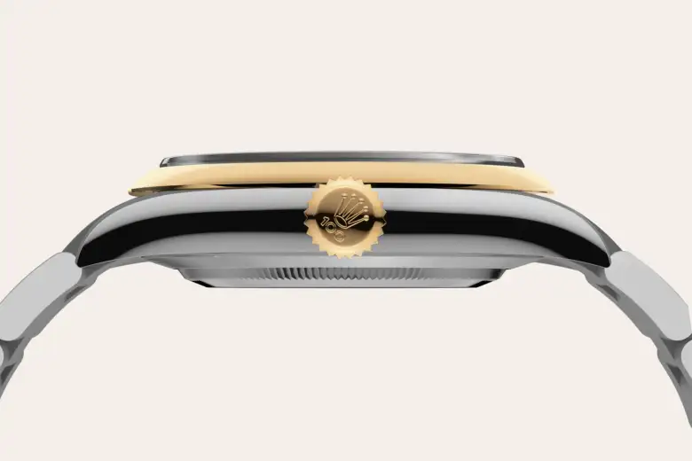 Rolex Oyster Perpetual in Rolesor giallo (combinazione di acciaio Oystersteel e oro giallo), M134303-0001 - Fani