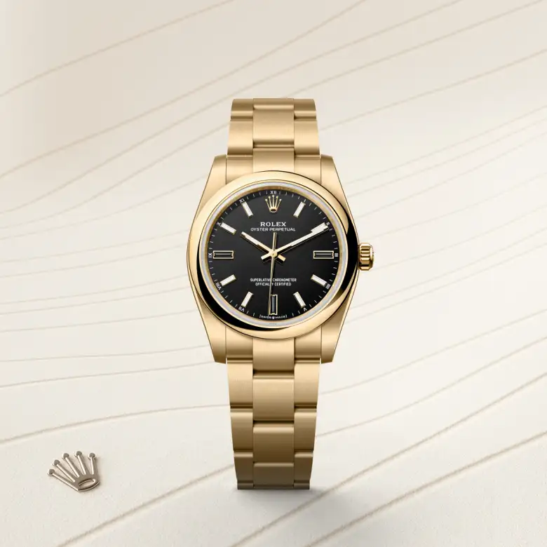 Rolex Oyster Perpetual in Oro giallo 18 ct, M124208-0001 - Fani