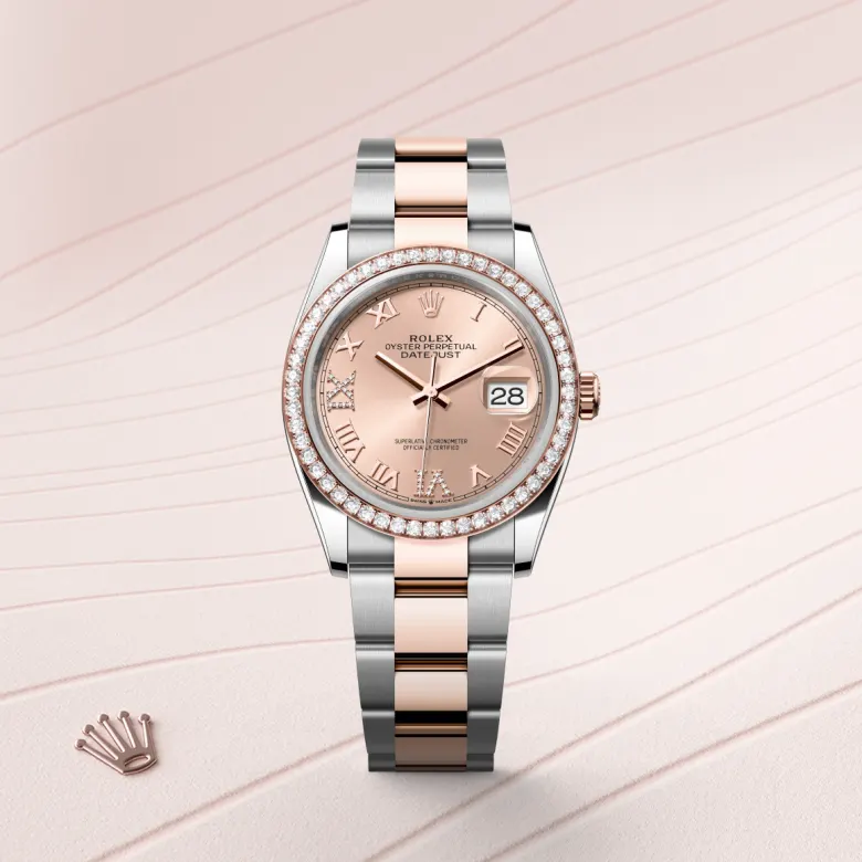 Rolex Datejust in Rolesor Everose (combinazione di acciaio Oystersteel e oro Everose), M126281RBR-0016 - Fani