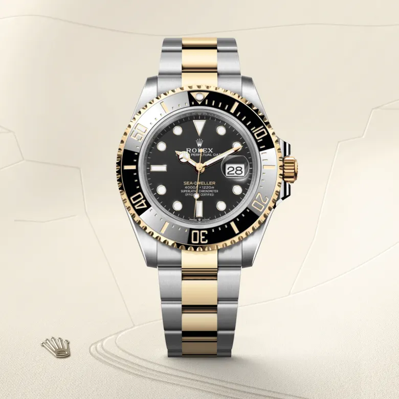 Rolex Sea-Dweller in Rolesor giallo (combinazione di acciaio Oystersteel e oro giallo), M126603-0001 - Fani