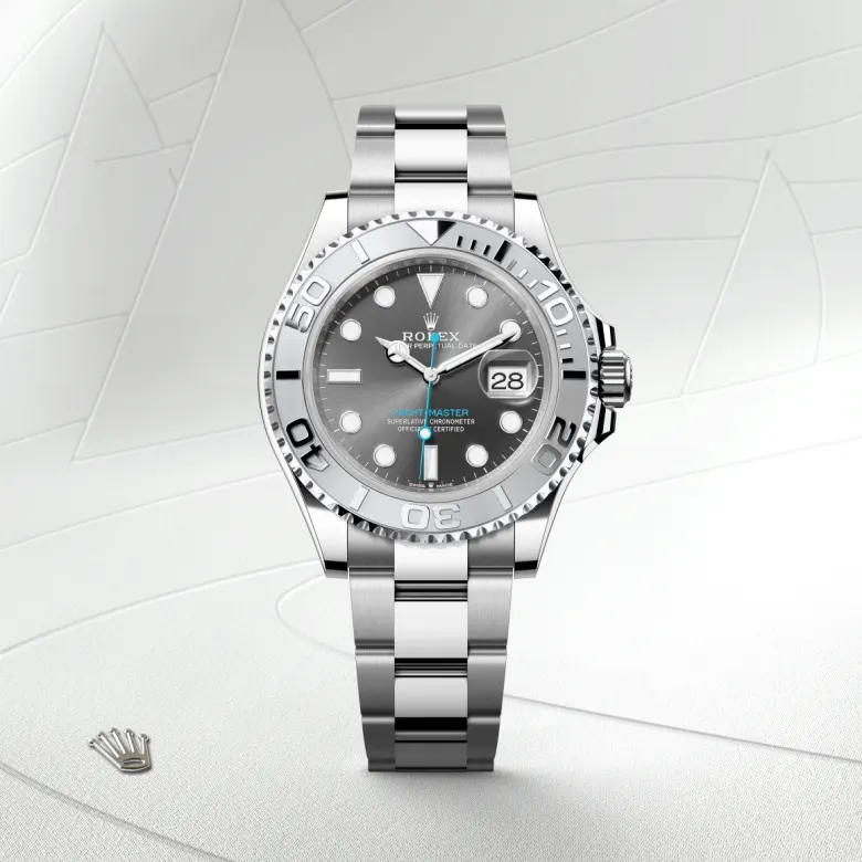 Rolex Yacht-Master in Rolesium (combinazione di acciaio Oystersteel e platino), M126622-0001 - Fani