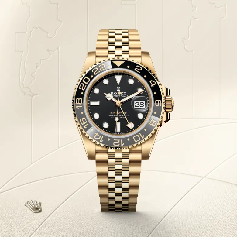 Rolex GMT-Master II in Oro giallo 18 ct, M126718GRNR-0001 - Fani