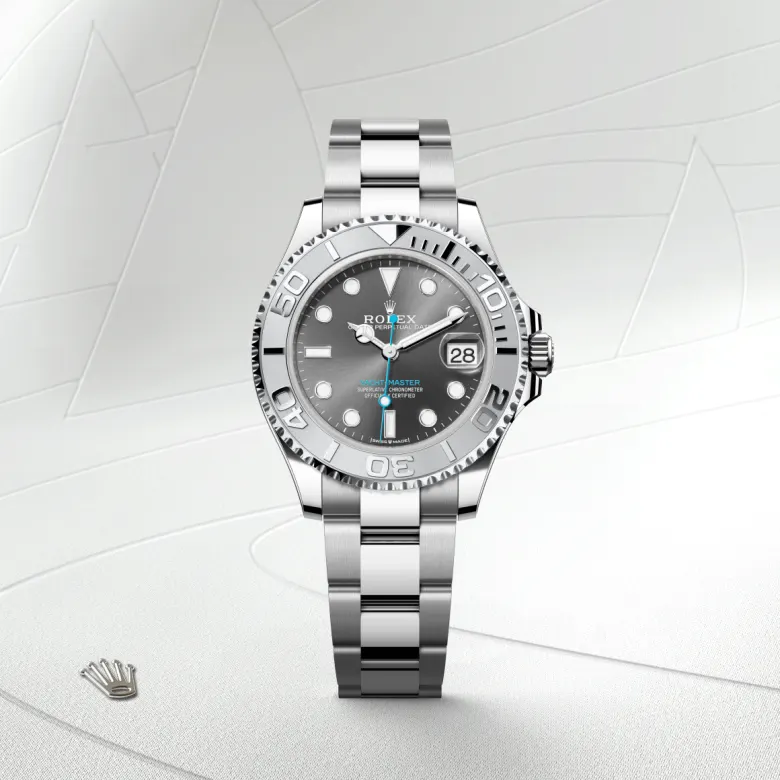 Rolex Yacht-Master in Rolesium (combinazione di acciaio Oystersteel e platino), M268622-0002 - Fani