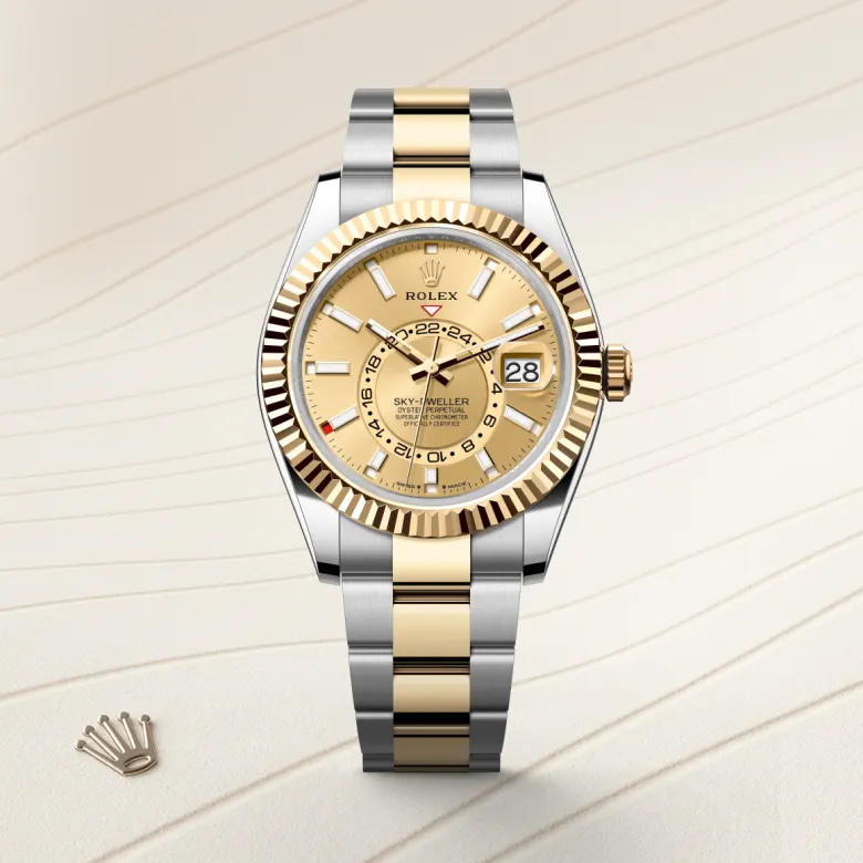 Rolex Sky-Dweller in Rolesor giallo (combinazione di acciaio Oystersteel e oro giallo), M336933-0001 - Fani