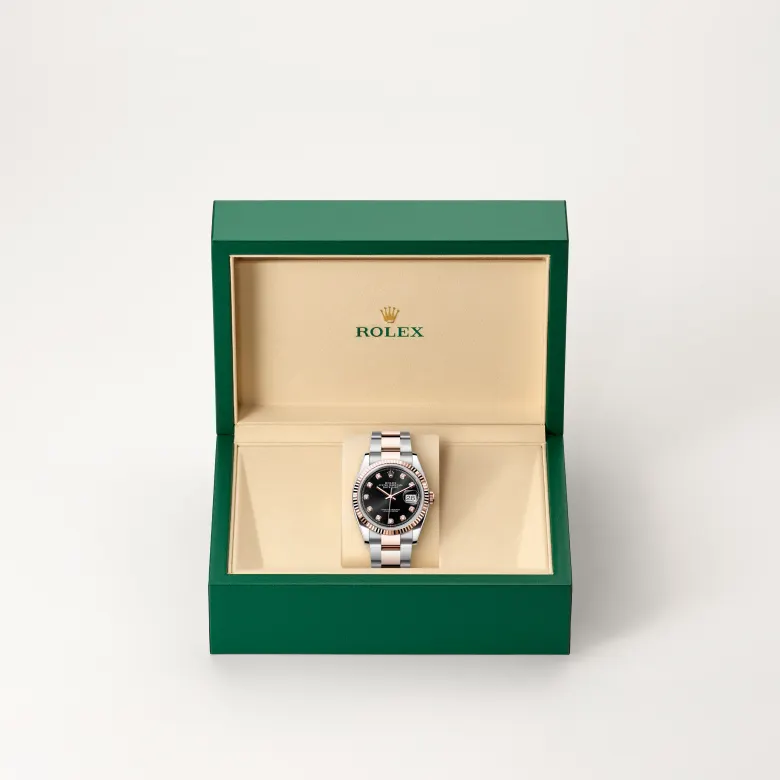 Rolex Datejust in Rolesor Everose (combinazione di acciaio Oystersteel e oro Everose), M126231-0020 - Fani