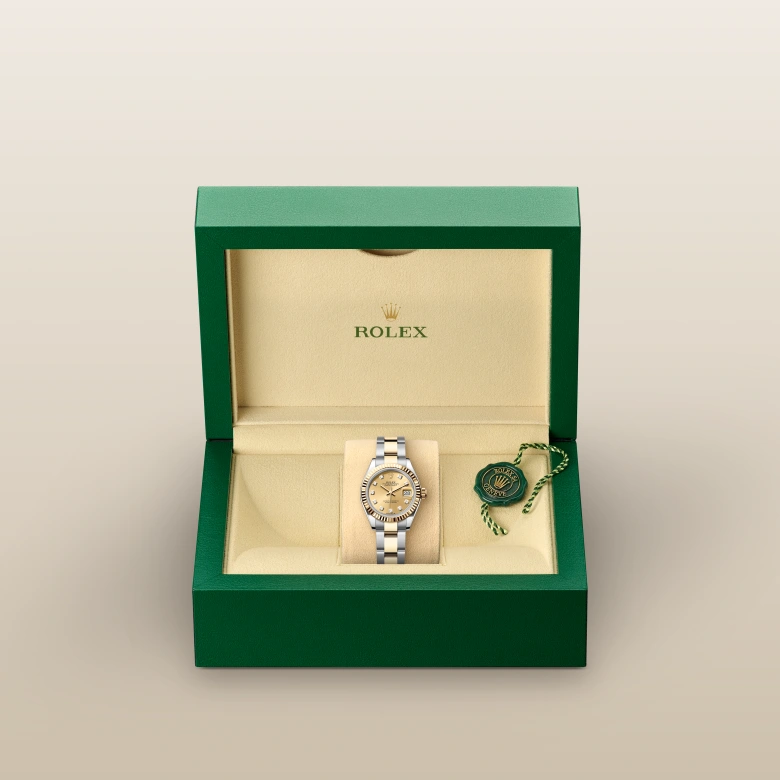 Rolex Lady-Datejust in Rolesor giallo (combinazione di acciaio Oystersteel e oro giallo), M279173-0012 - Fani