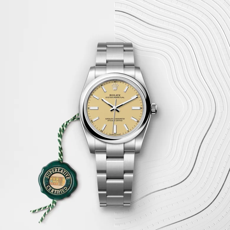 Rolex Oyster Perpetual in Acciaio Oystersteel, M124200-0007 - Fani