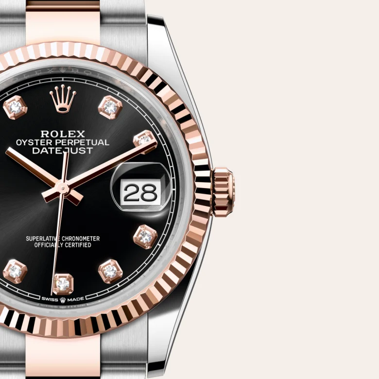 Rolex Datejust in Rolesor Everose (combinazione di acciaio Oystersteel e oro Everose), M126231-0020 - Fani