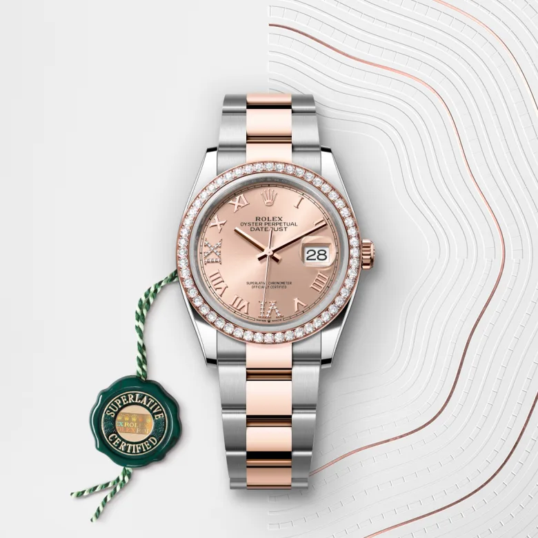 Rolex Datejust in Rolesor Everose (combinazione di acciaio Oystersteel e oro Everose), M126281RBR-0016 - Fani