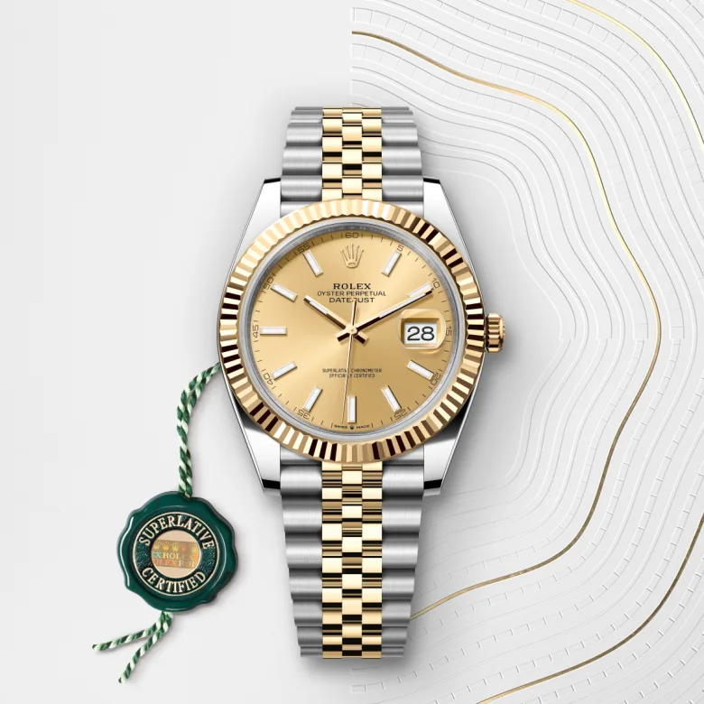 Rolex Datejust in Rolesor giallo (combinazione di acciaio Oystersteel e oro giallo), M126333-0010 - Fani
