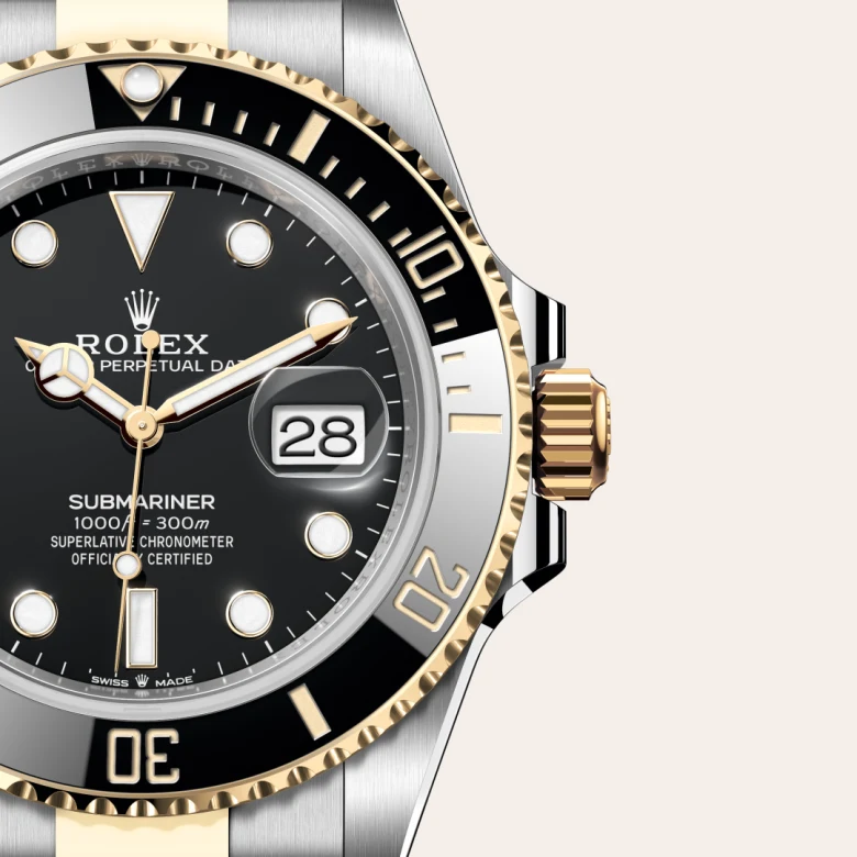 Rolex Submariner in Rolesor giallo (combinazione di acciaio Oystersteel e oro giallo), M126613LN-0002 - Fani