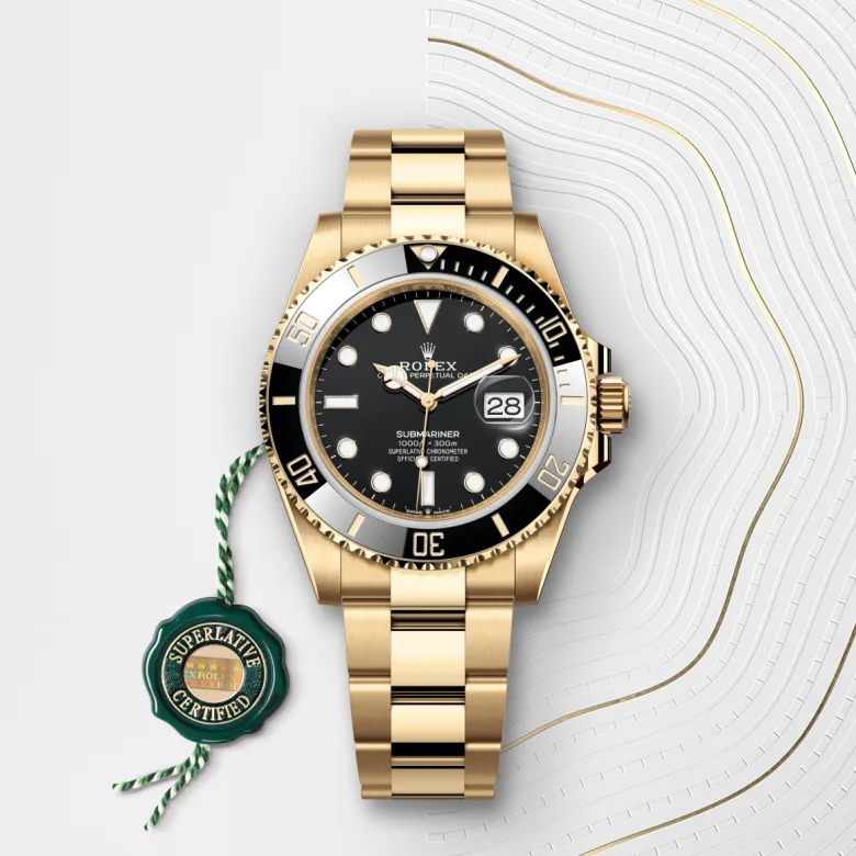 Rolex Submariner in Oro giallo 18 ct, M126618LN-0002 - Fani