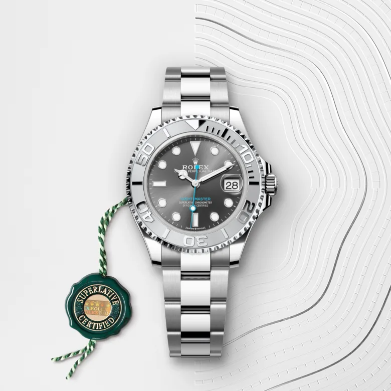 Rolex Yacht-Master in Rolesium (combinazione di acciaio Oystersteel e platino), M268622-0002 - Fani