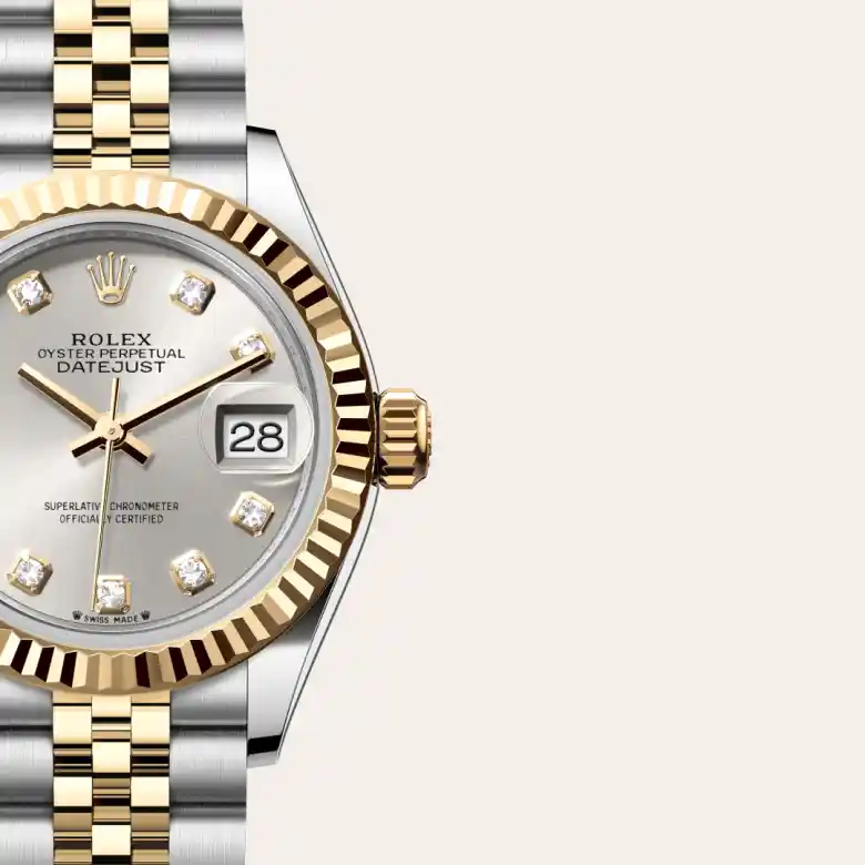 Rolex Lady-Datejust in Rolesor giallo (combinazione di acciaio Oystersteel e oro giallo), M279173-0007 - Fani