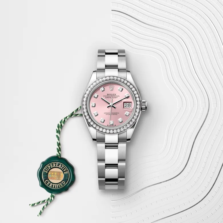 Rolex Lady-Datejust in Rolesor bianco (combinazione di acciaio Oystersteel e oro bianco), M279384RBR-0004 - Fani