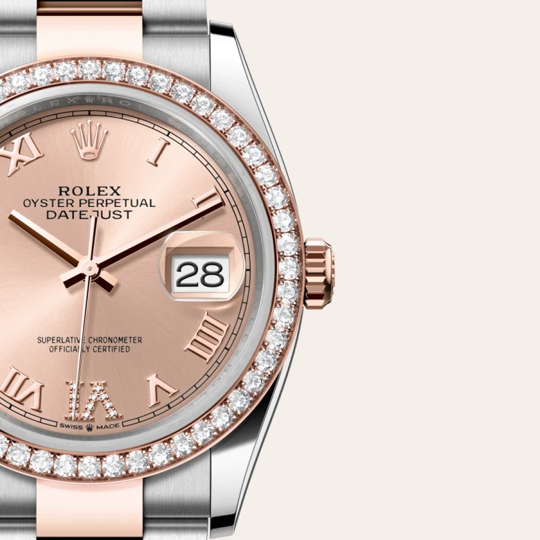 Rolex Datejust in Rolesor Everose (combinazione di acciaio Oystersteel e oro Everose), M126281RBR-0016 - Fani