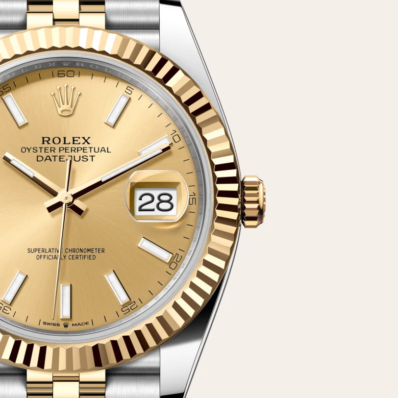 Rolex Datejust in Rolesor giallo (combinazione di acciaio Oystersteel e oro giallo), M126333-0010 - Fani