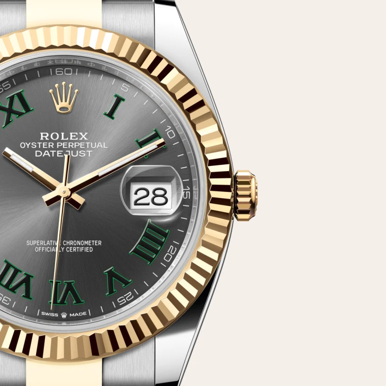 Rolex Datejust in Rolesor giallo (combinazione di acciaio Oystersteel e oro giallo), M126333-0019 - Fani