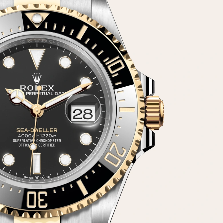 Rolex Sea-Dweller in Rolesor giallo (combinazione di acciaio Oystersteel e oro giallo), M126603-0001 - Fani