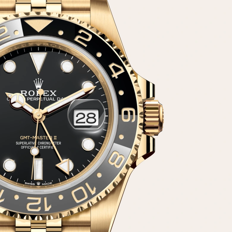 Rolex GMT-Master II in Oro giallo 18 ct, M126718GRNR-0001 - Fani
