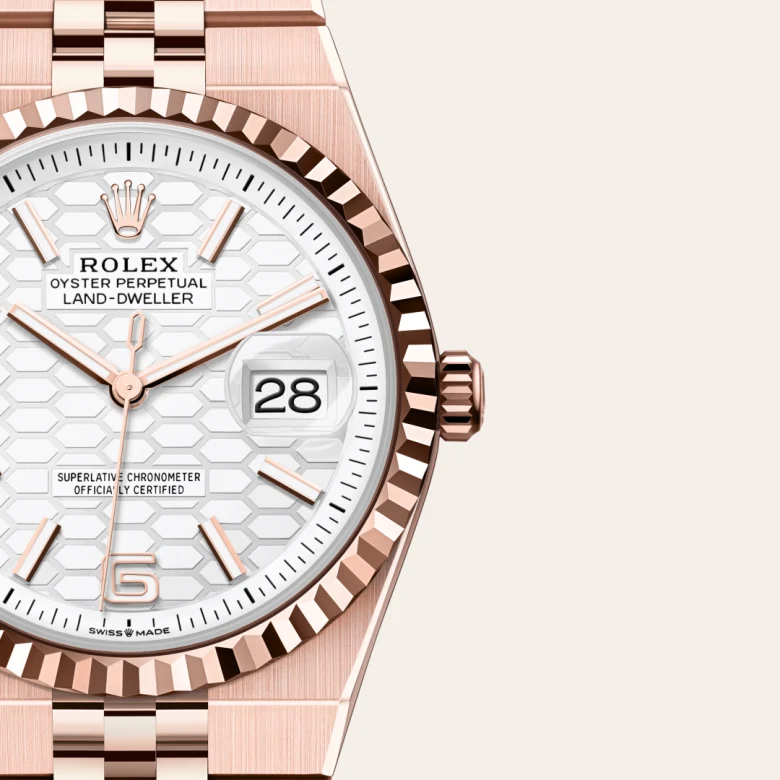 Rolex Land-Dweller in Oro Everose 18 ct, M127235-0001 - Fani