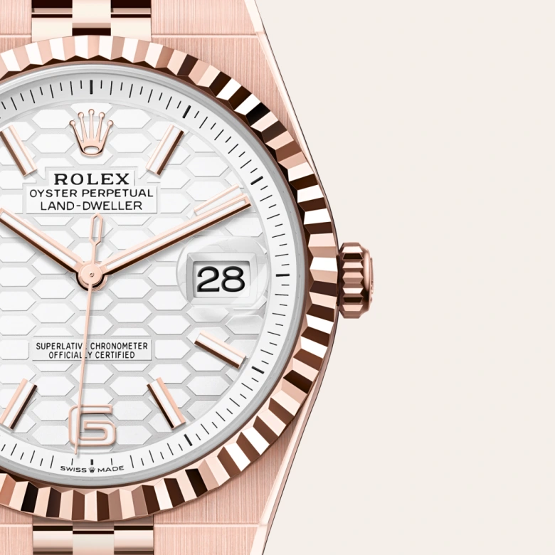 Rolex Land-Dweller in Oro Everose 18 ct, M127335-0001 - Fani