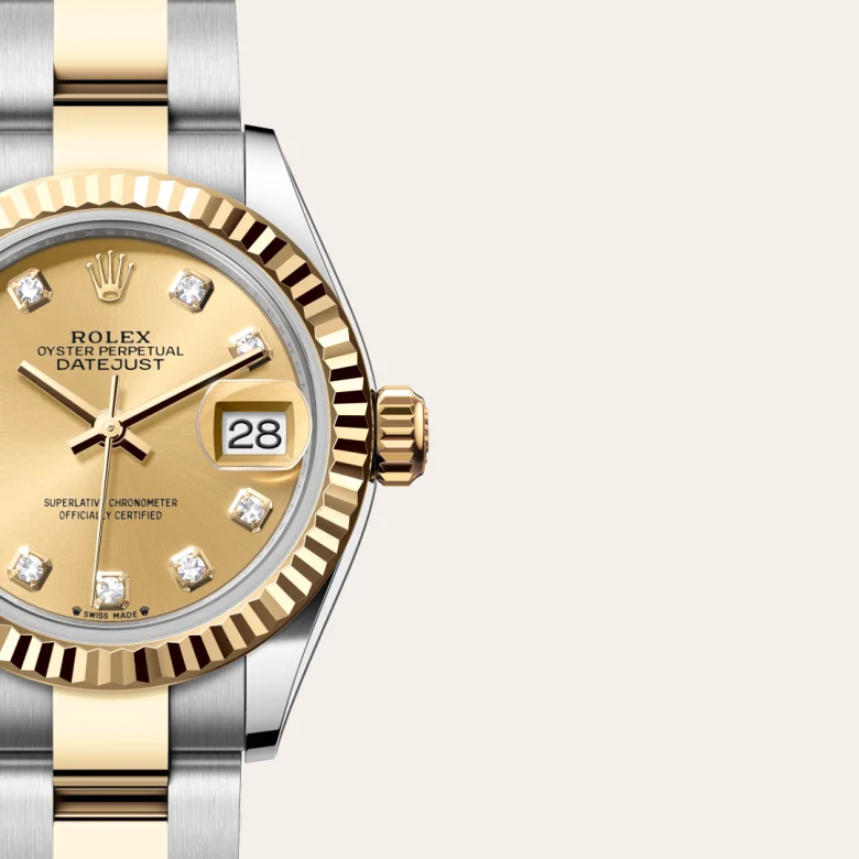 Rolex Lady-Datejust in Rolesor giallo (combinazione di acciaio Oystersteel e oro giallo), M279173-0012 - Fani