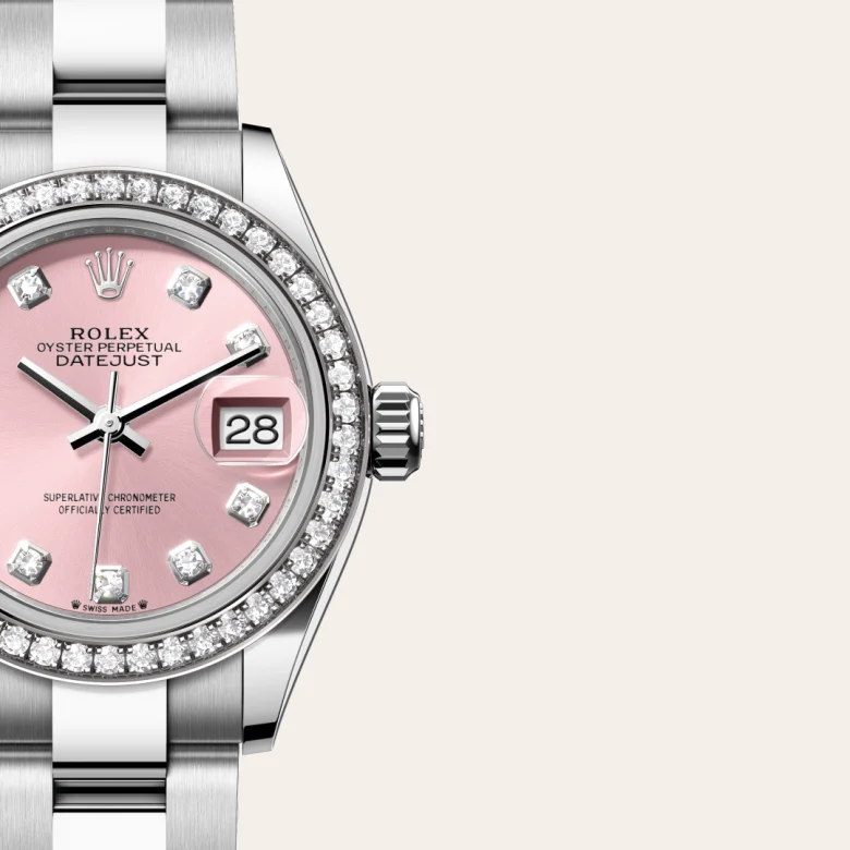 Rolex Lady-Datejust in Rolesor bianco (combinazione di acciaio Oystersteel e oro bianco), M279384RBR-0004 - Fani