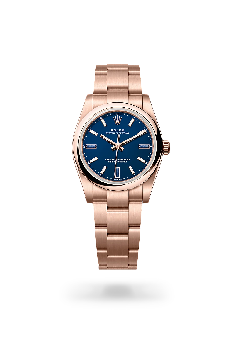 Oyster Perpetual 34,Oyster, 34 mm, oro Everose