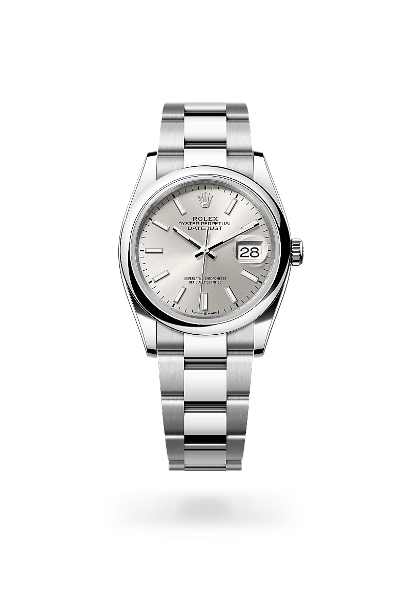 Datejust 36,Oyster, 36 mm, acciaio Oystersteel