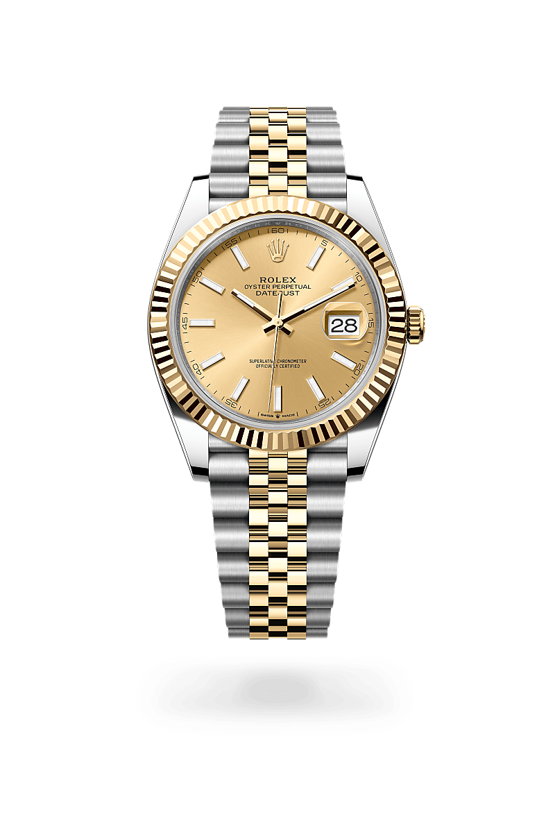 Datejust 41,Oyster, 41 mm, acciaio Oystersteel e oro giallo