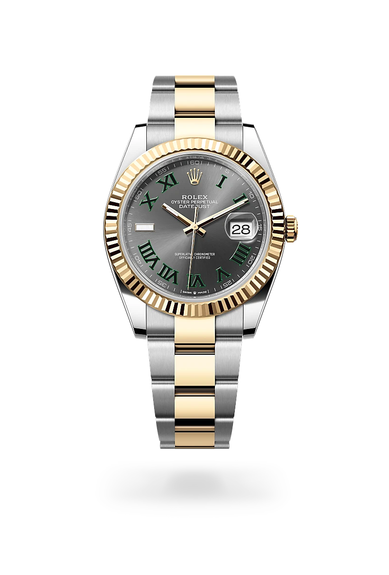 Datejust 41,Oyster, 41 mm, acciaio Oystersteel e oro giallo