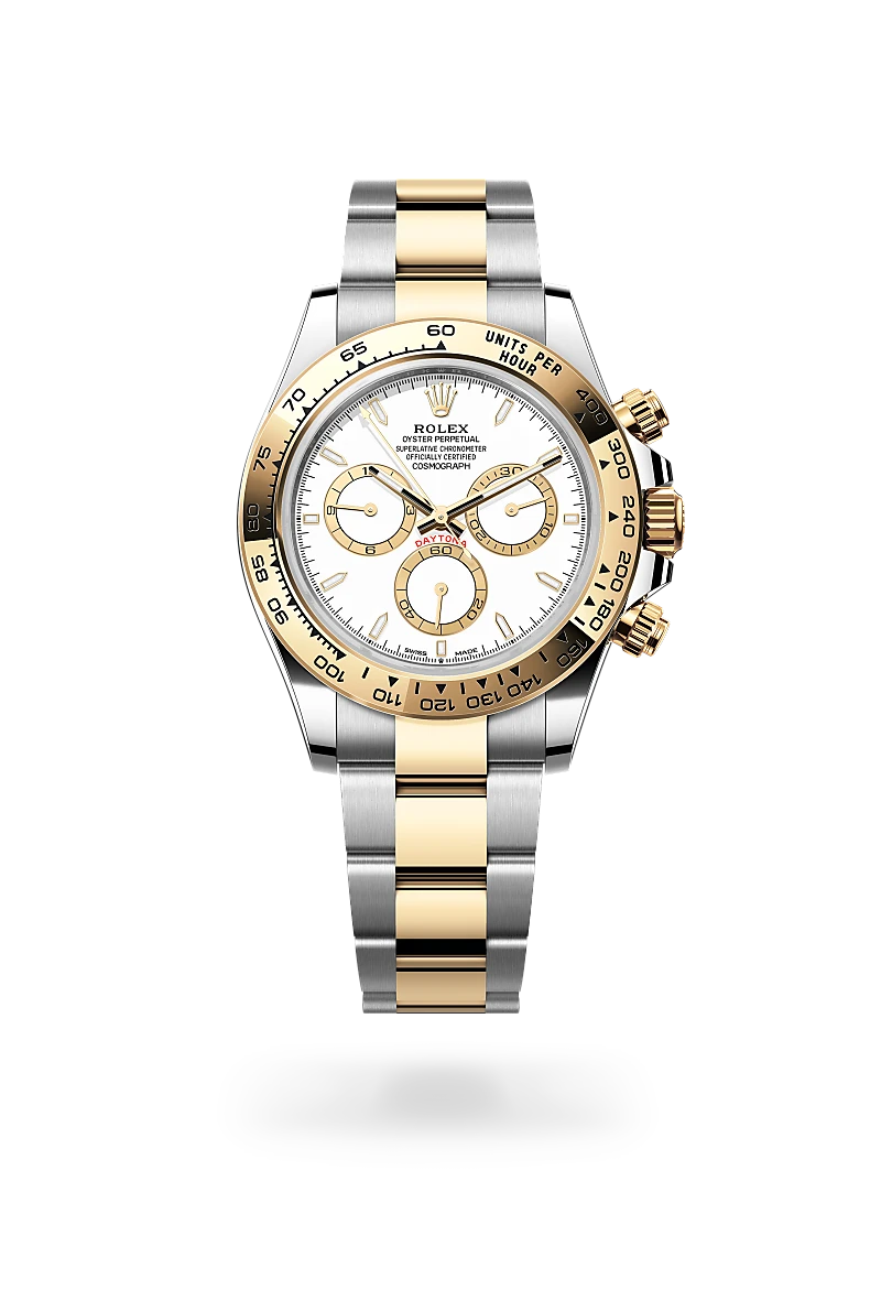 Cosmograph Daytona,Oyster, 40 mm, acciaio Oystersteel e oro giallo