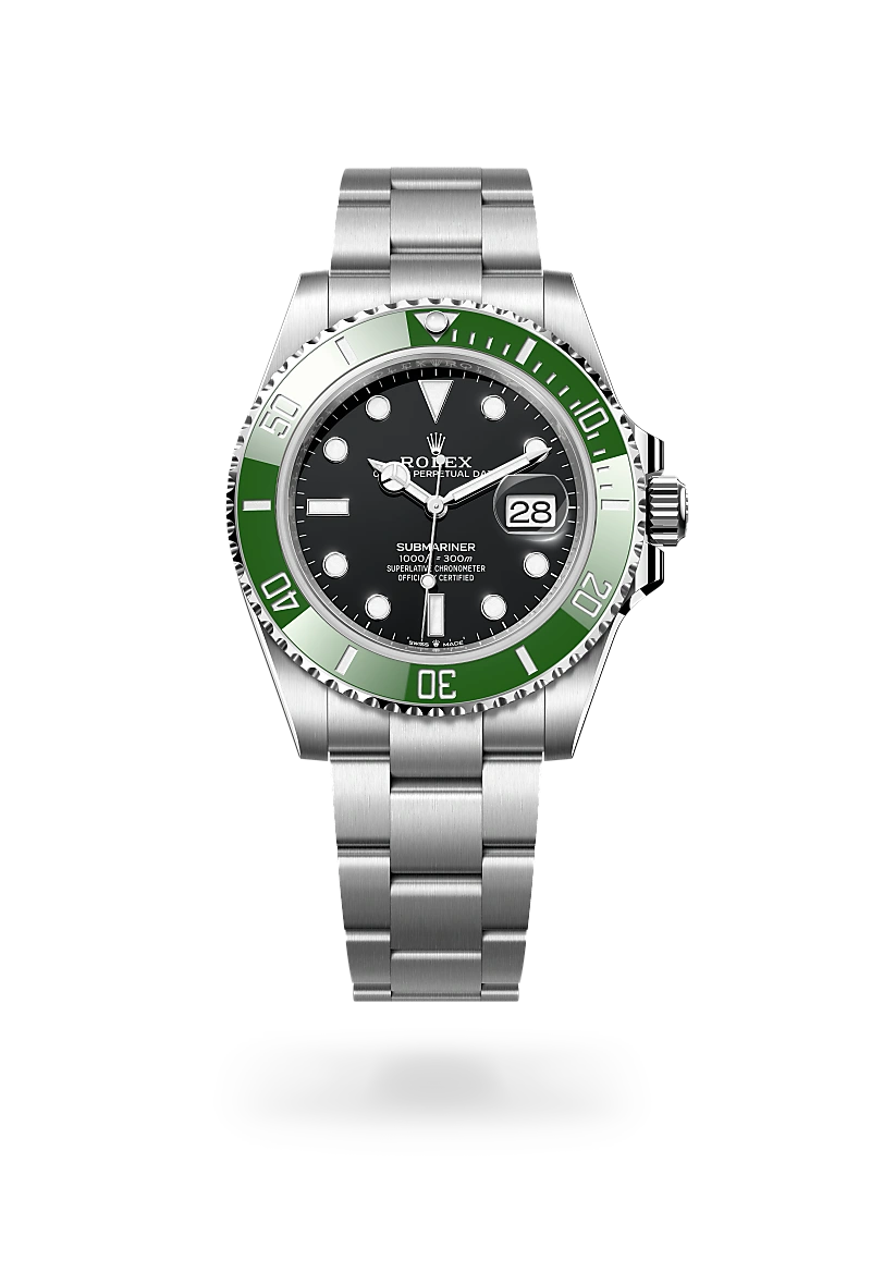 Submariner Date,Oyster, 41 mm, acciaio Oystersteel