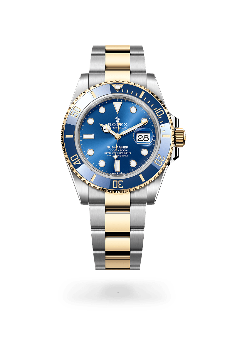 Submariner Date,Oyster, 41 mm, acciaio Oystersteel e oro giallo