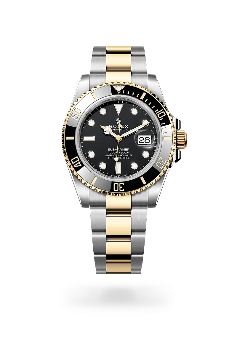 Submariner Date,Oyster, 41 mm, acciaio Oystersteel e oro giallo
