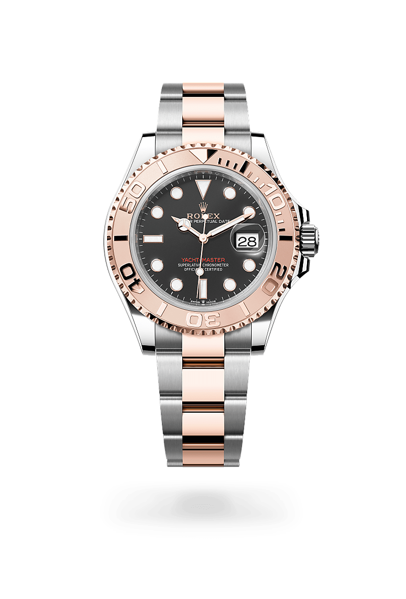 Yacht-Master 40,Oyster, 40 mm, acciaio Oystersteel e oro Everose