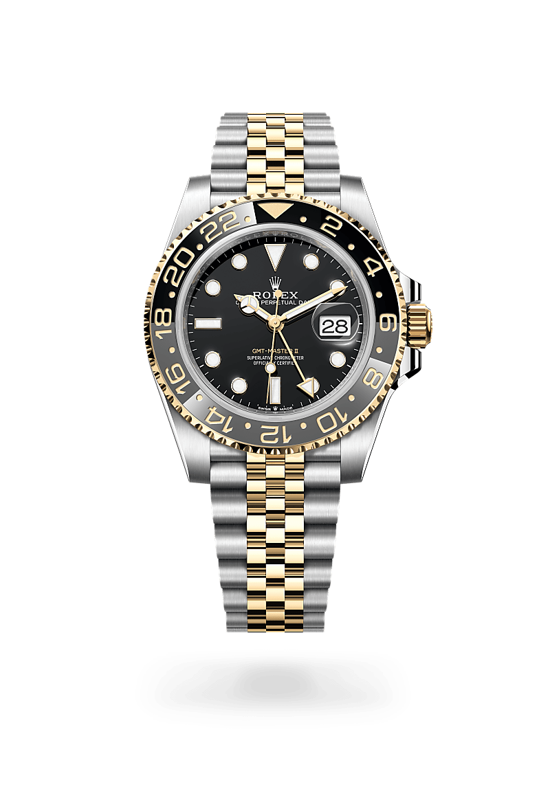 GMT-Master II,Oyster, 40 mm, acciaio Oystersteel e oro giallo