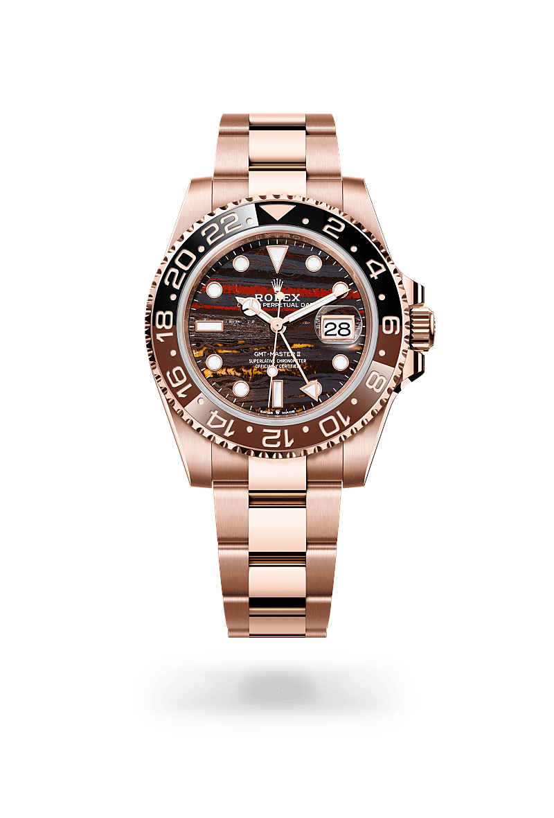 GMT-Master II,Oyster, 40 mm, oro Everose