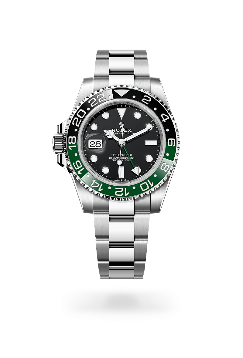 GMT-Master II,Oyster, 40 mm, acciaio Oystersteel
