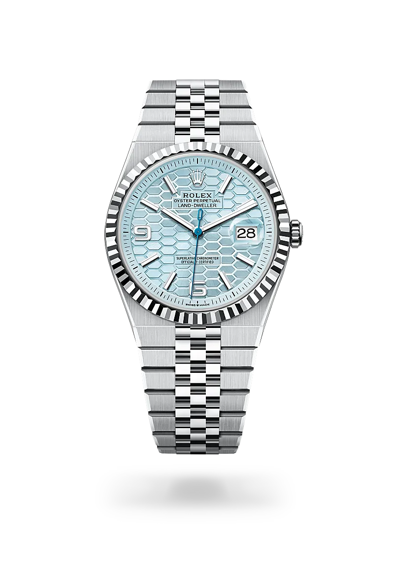 Land-Dweller 40,Oyster, 40 mm, platino